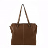 Bolso de mano de mujer 001g marrón