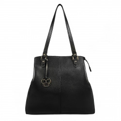 Bolso de mano para mujer 001g negro