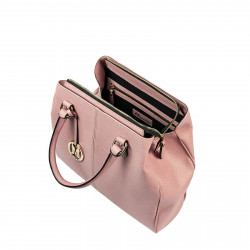Bolso de mano para dama 002g rosa polvo