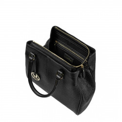 Bolso de mano de mujer 002g negro