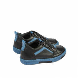 Zapatos niños pequeños 78c negro combinado