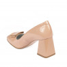 Zapatos elegantes de mujer 1291 charol nude