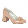 Zapatos elegantes de mujer 1291 charol nude