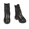 Botines para niños pequeños 100c negro