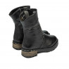 Botines para niños pequeños 100c negro