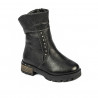 Botines para niños pequeños 100c negro