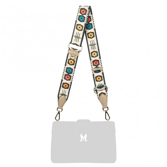 Correa de hombro (cinta) 101g multicolor+beige