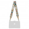 Correa de hombro (cinta) 101g multicolor+beige