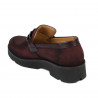 Zapatos casuales de mujer 6056 bufón burdeos
