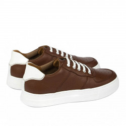Zapatos casuales/deportivos para hombre 945 marrón combinado