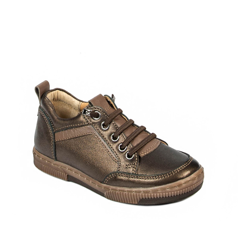 Zapatos para niños 2018 bronce combinado
