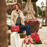 Bolso de mujer de hombro 005g rojo