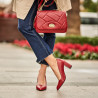Bolso de mujer de hombro 005g rojo