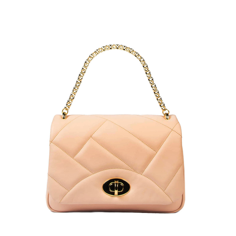 Bolso de hombro para mujer 005g rosa salmón