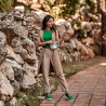Zapatos casuales de mujer 6051 verde lifestyle