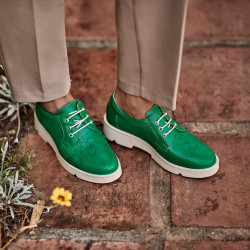 Zapatos casuales de mujer 6051 verde lifestyle
