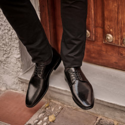 Zapatos elegantes de hombre 941 negro florantic lifestyle