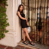 Sandalias de mujer 5082 negro combinado lifestyle
