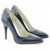 Zapatos elegantes de mujer 1230 charol índigo