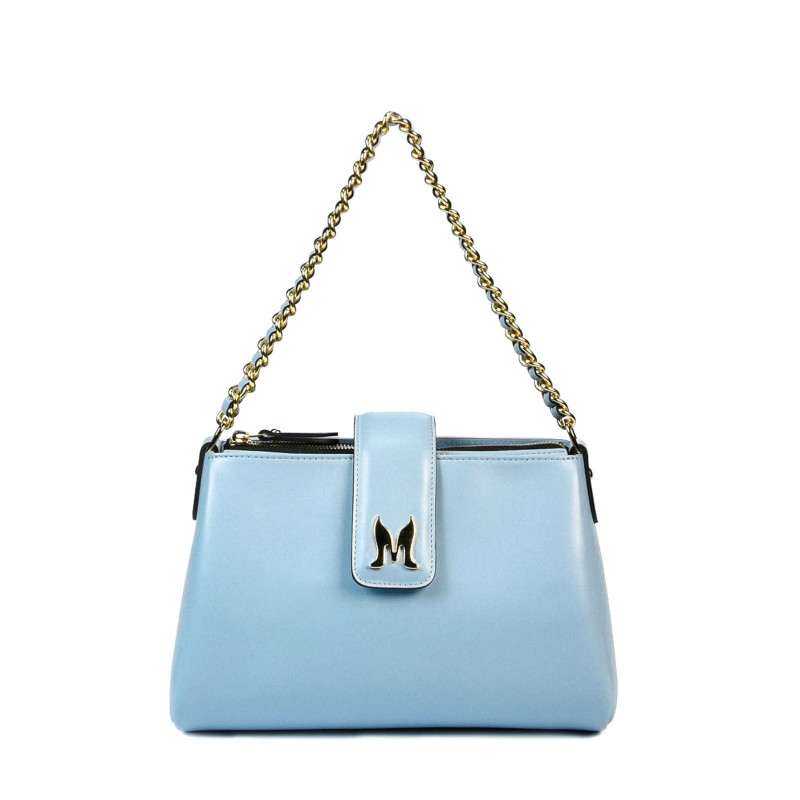 Bolso de mujer al hombro 003g azul claro