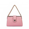 Bolso de mujer de hombro 003g rosa baby pink