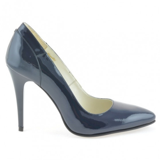 Zapatos elegantes de mujer 1230 charol índigo