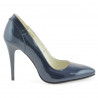 Zapatos elegantes de mujer 1230 charol índigo