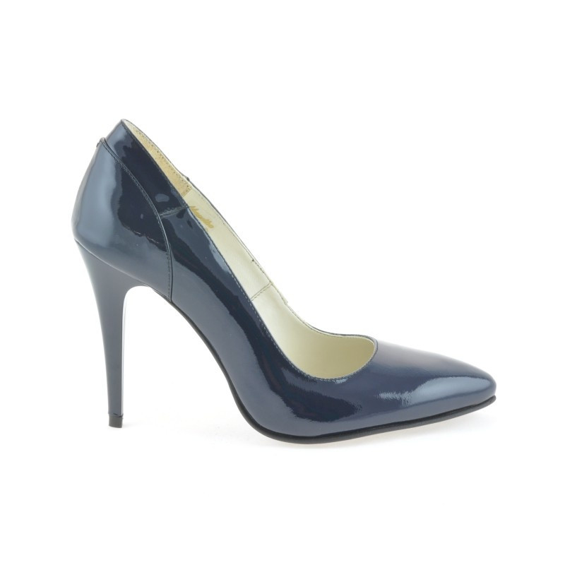Zapatos elegantes de mujer 1230 charol índigo