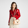 Bolso de hombro para mujer 005g rosa salmón