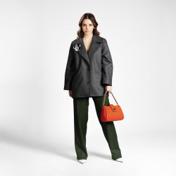 Bolso de hombro para mujer 003g naranja lifestyle