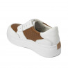 Zapatillas deportivas de mujer 6059 blanco+camel
