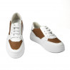 Zapatillas deportivas de mujer 6059 blanco+camel