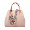 Bolso de mano de mujer 002g rosa combinado