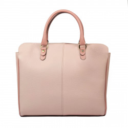 Bolso de mano de mujer 002g rosa combinado