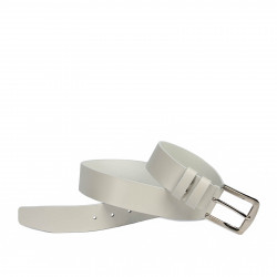 Cinturón hombres/mujeres 01b blanco