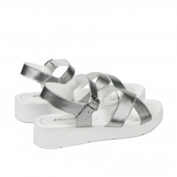 Sandalias mujer 5049-1 plateado