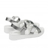Sandalias mujer 5049-1 plateado