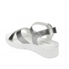 Sandalias mujer 5049-1 plateado