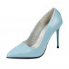Zapatos elegantes de mujer 1289 azul claro