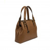 Bolso de mujer de hombro 004g marrón coñac