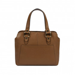 Bolso de mujer de hombro 004g marrón coñac
