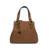 Bolso de mujer de hombro 004g marrón coñac