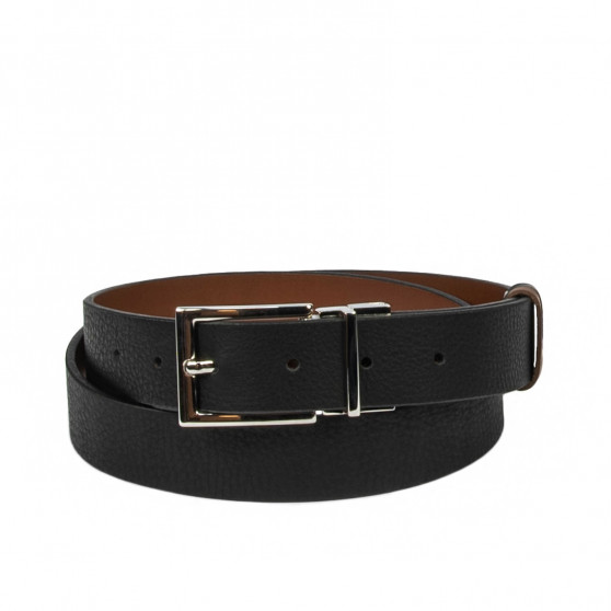 Cinturón de dama 22m bicolor biz negro+marrón