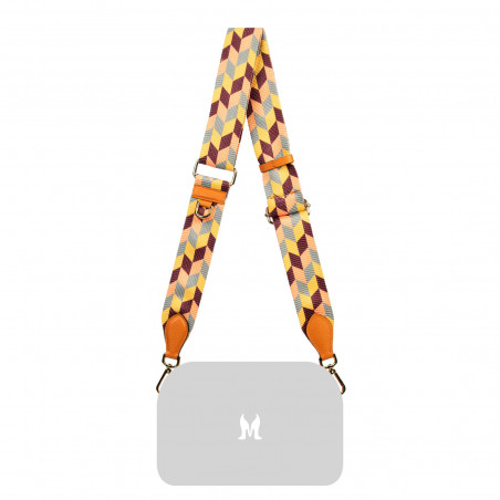Correa de hombro (soga) 106g multicolor+naranja