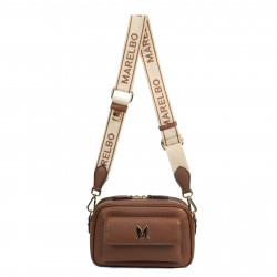 Bolso de mujer al hombro 006g marrón coñac