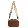 Bolso de mujer al hombro 006g marrón coñac