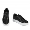 Zapatillas deportivas mujer 6059 negro combinado