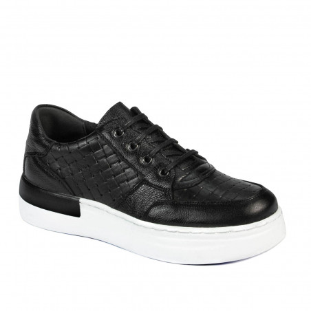 Zapatillas deportivas mujer 6059 negro combinado