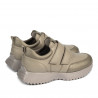 Zapatillas deportivas mujer 6060 beige combinado