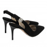 Sandalias mujer 1295 negro antílope